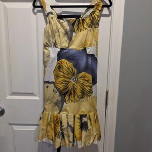 Anthropologie Leifsdottir Dress Pansy Floral Print 4